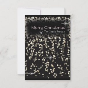 Black and White sparkly stars