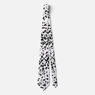 Black and White Speckles Tie