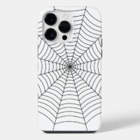 Black and White spider web Halloween pattern