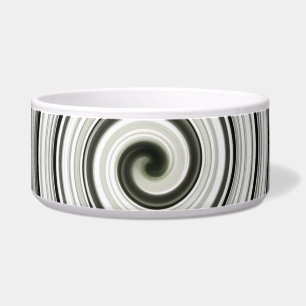 Black and white spiral