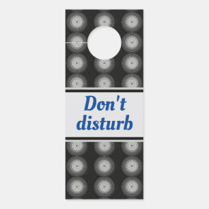 Black And White Spiral Door Hanger