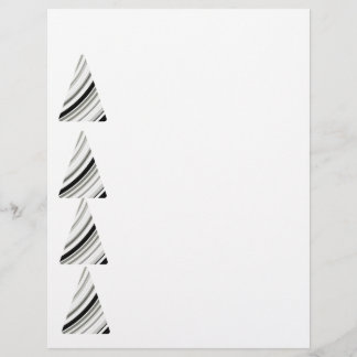 Black And White Spiral Letterhead