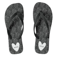 Black and white spot with heart personalized