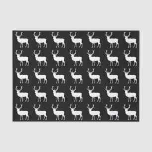 Black and White Stag Party Bachelor's Party Tissue Paper