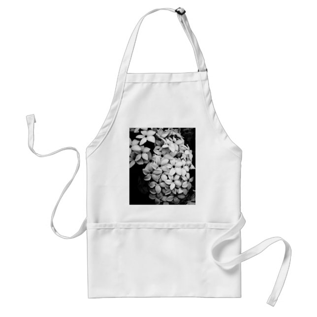 Black and white standard apron (Front)