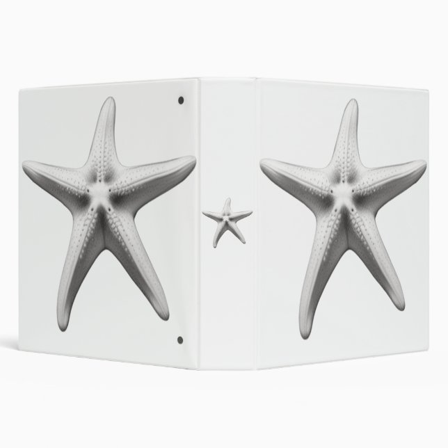 Black and White Starfish Binder (Background)