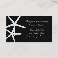 Black and White Starfish Reception Venue Enclosure