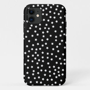 Black and White Stars iPhone 11 Case
