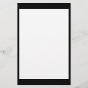 Black and White Stationery