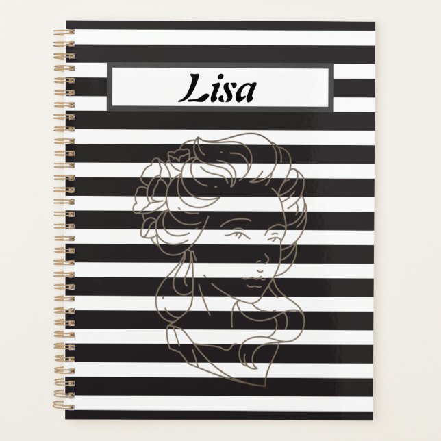 Black and White stripe (Devant)