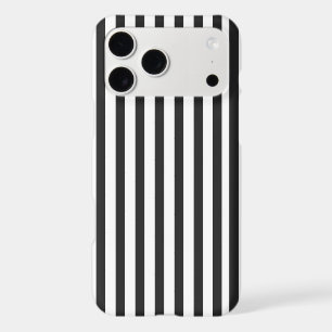Black and White Striped Phone Case   Minimalist Mo
