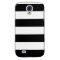 Black and White Striped - Samsung Galaxy S4 Case