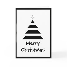 Black and white stripes Christmas tree