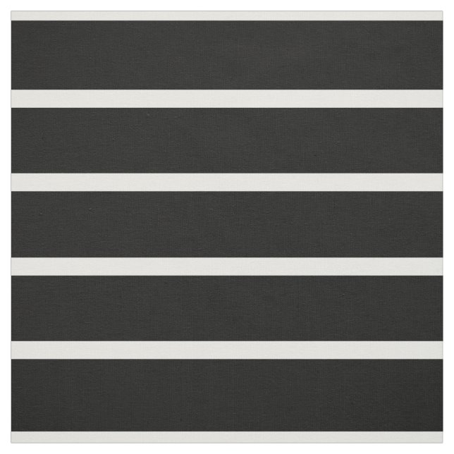 Black and White Stripes Design Fabric (Swatch)