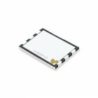 Black and White Stripes Gold Heart