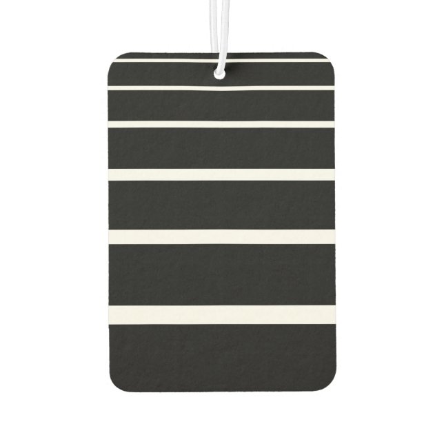 Black and White Stripes iPhone Case Air Freshener (Back)