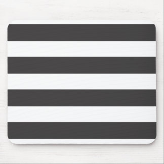 Black and White Stripes Mousepad