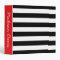 Black and White Stripes Red Personalized