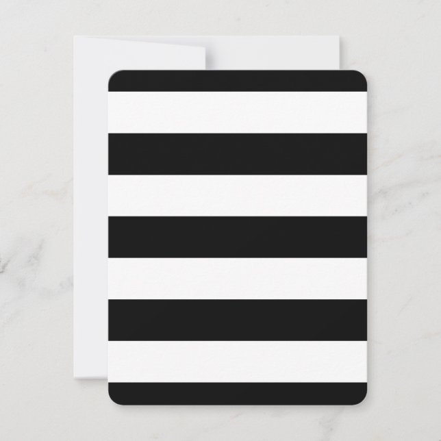 Black And White Stripes Stylish (Front)