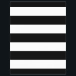 Black And White Stripes Stylish Flyer<br><div class="desc">Bold black and white graphic stripes decor in horizontal or in vertical fashion are a modern classic graphic design style that always make for a great custom gift for yourself or for someone special on your list, these are sure to make an impression on any festive occasions. Email us using...</div>