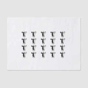 Black and White Swans Tissue Paper