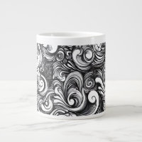 Black And White Swirl Pattern