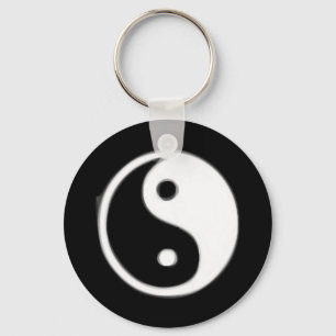 Black  and white Taojitu Keychain