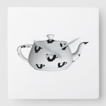 Black And White Teapot