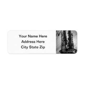 Black and White Tenor Saxophone