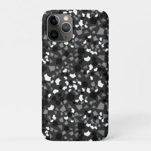 Black and White terrazzo Minimal modern Case-Mate  iPhone 11 Pro Case