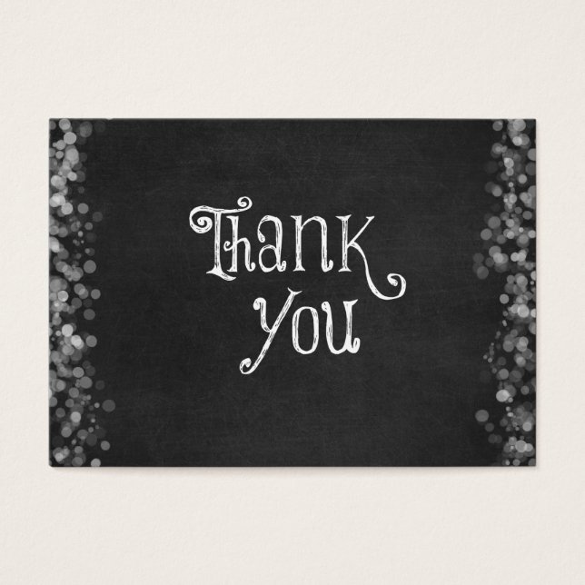 Black and White Thank You (Front)