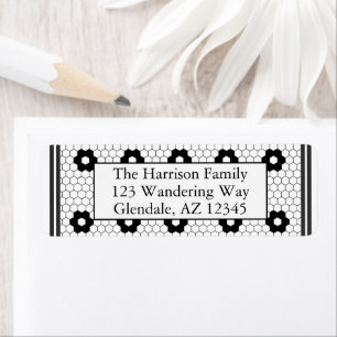 Black and White Tile Design 