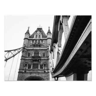 Black and White Tower Bridge Photograph