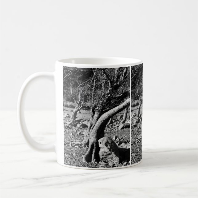 BLACK AND WHITE TREES    COFFEE MUG (Left)