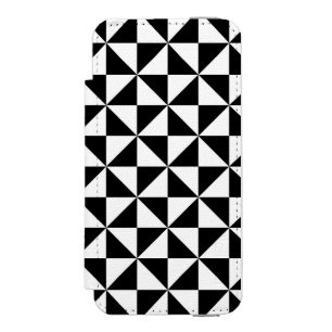 Black And White Triangle Pattern Incipio Watson™ iPhone 5 Wallet Case