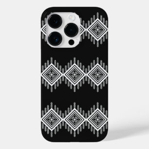 Black and White Tribal Art Case-Mate iPhone 14 Pro Case