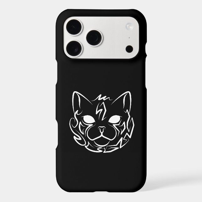 Black and White Tribal Cat (Back)
