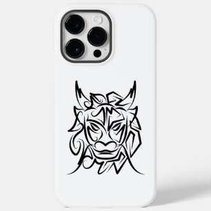 Black and White Tribal Dragon Case-Mate iPhone 14 Pro Max Case