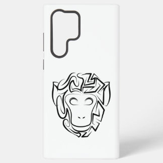 Black and White Tribal Monkey Samsung Galaxy Case