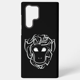 Black and White Tribal Monkey Samsung Galaxy Case