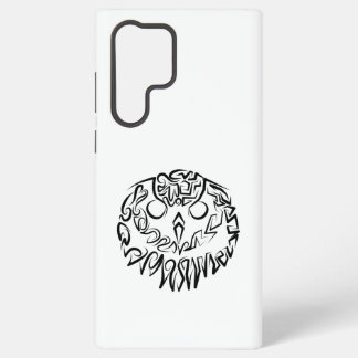 Black and White Tribal Owl Samsung Galaxy Case