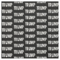 Black and White TRUMP Fabric