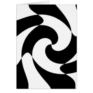 Black And White Twirls