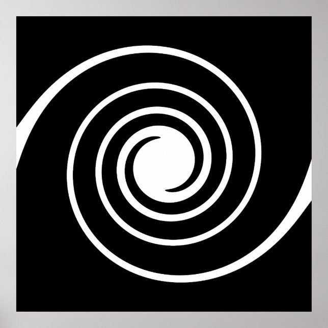 Black and White Twist. Poster (Front)