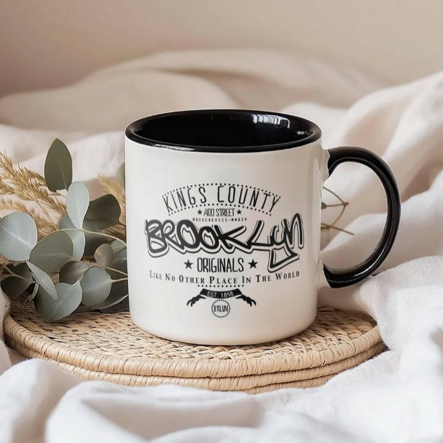 Black and White Urban Typography Mug (Creator Uploaded)