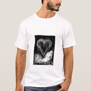 Black and White Valentine T-Shirt