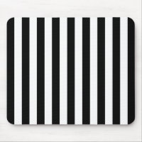 Black and White Vertical Referee Stripes