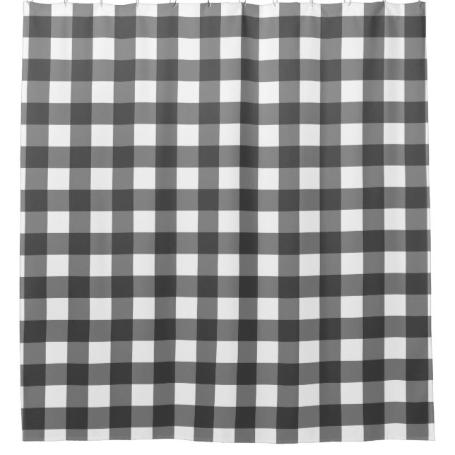 Black and White Vichy Print Gingham Pattern (Front)