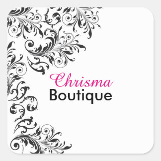 Black and White Vintage Beauty Sticker