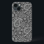 Black And White Vintage Paisley Pattern 2 iPhone 13 Case<br><div class="desc">Elegant black and white vintage paisley seamless pattern. Design is available on other products and can be requested on any product offered by zazzle.</div>
